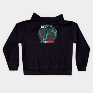 Life Has Ups And Downs Kids Hoodie